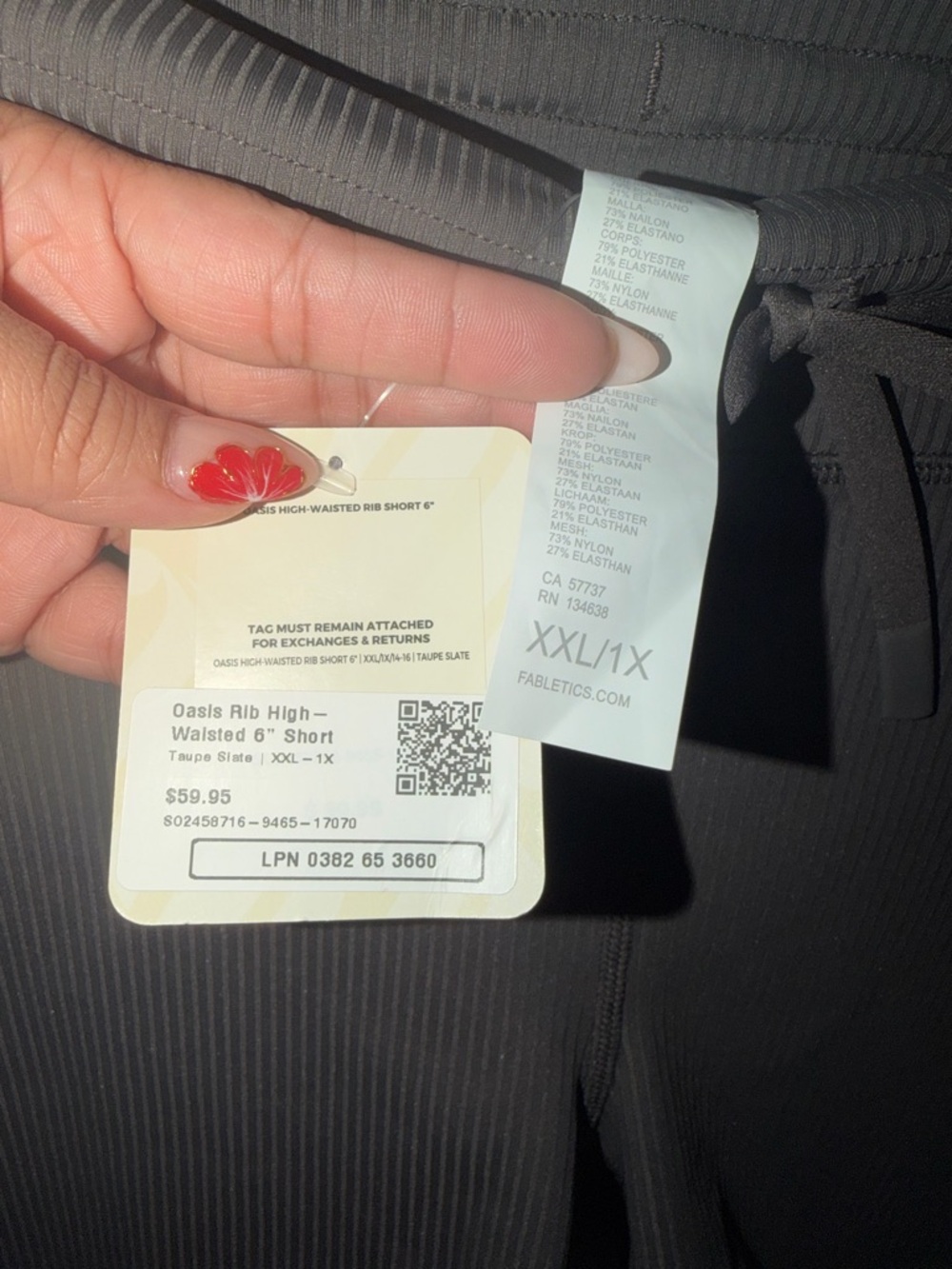 Fabletics Oasis Rib Set - XXL - Picture 10 of 10